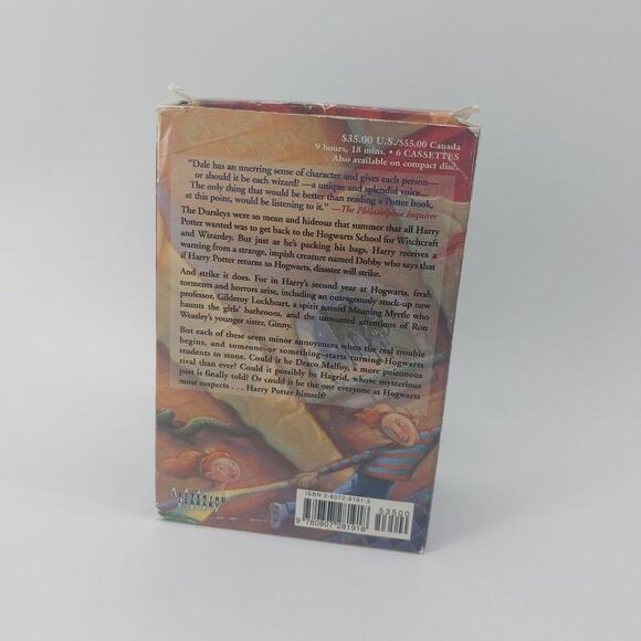 Harry Potter and The Chamber of Secrets Audio Book 6 Cassette Tapes Pre-owned - Picture 4 of 10